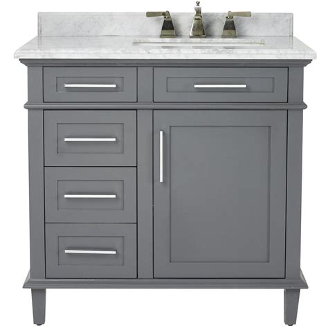 home depot 36 bathroom vanity|36 single sink bathroom vanity.